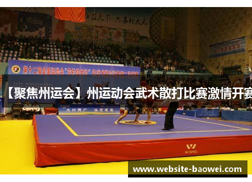 【聚焦州运会】州运动会武术散打比赛激情开赛